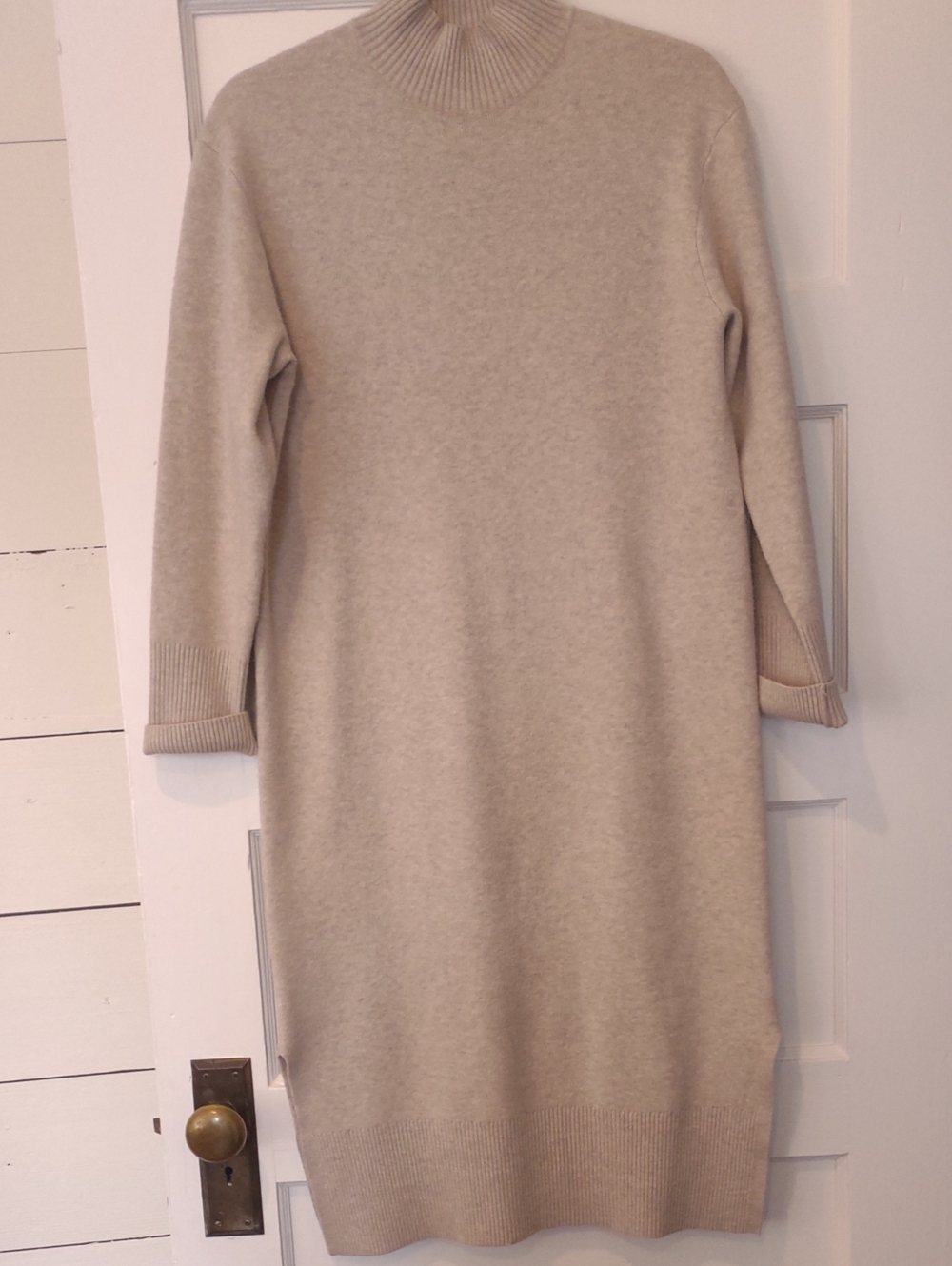 A New Day Sweater Dress With Cowl Meck
